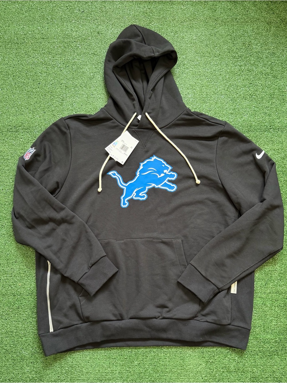 Nike Detroit Lions Sideline Standard Issue Hoodie Black Men’s 2XL